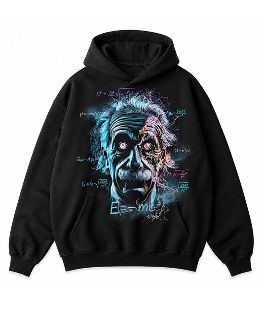 Misguided Einstein Black Hoodie